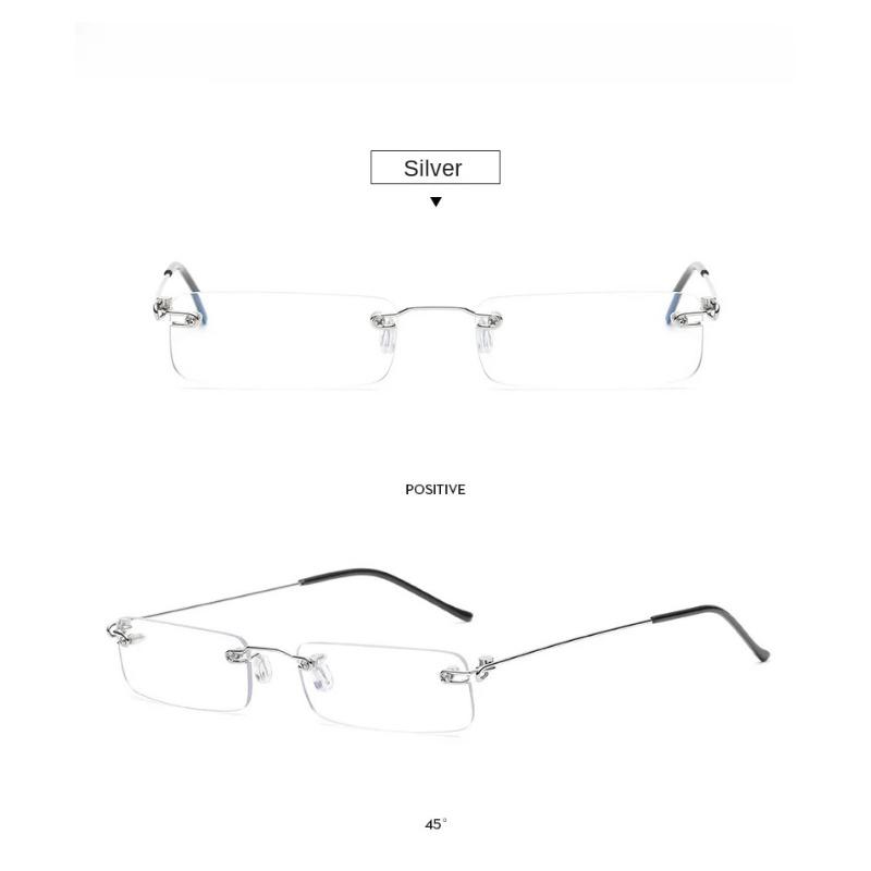 Держатель для ручек, очки с защитой от синего света, без полей, для пресбиопии, портативные с защитой от падения, очки для чтения высокой четкости, против усталости