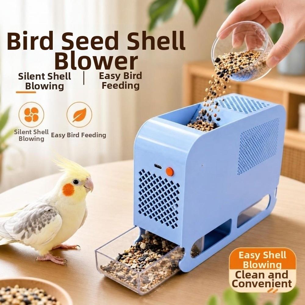Electric Bird Food Shell Blowing Machine Efficient Parrot Feed Shell Blowing Machine  Bird Breeder