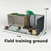 1602E WW2 Military Base Fort Field Training Field Container Building Blocks Set