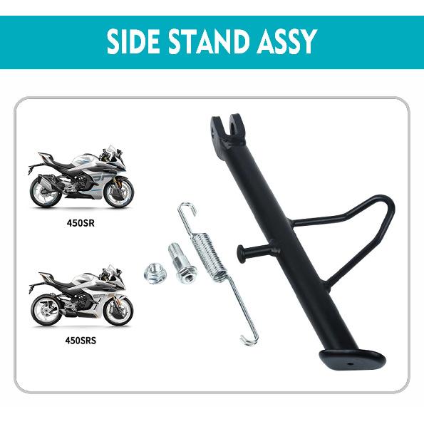 FOR CFMOTO Side Stand Assy 450SR 450SRS CF400-6 SR450 450SRS CF400-9 Kickstand Motorcycle Accessories Original Parts
