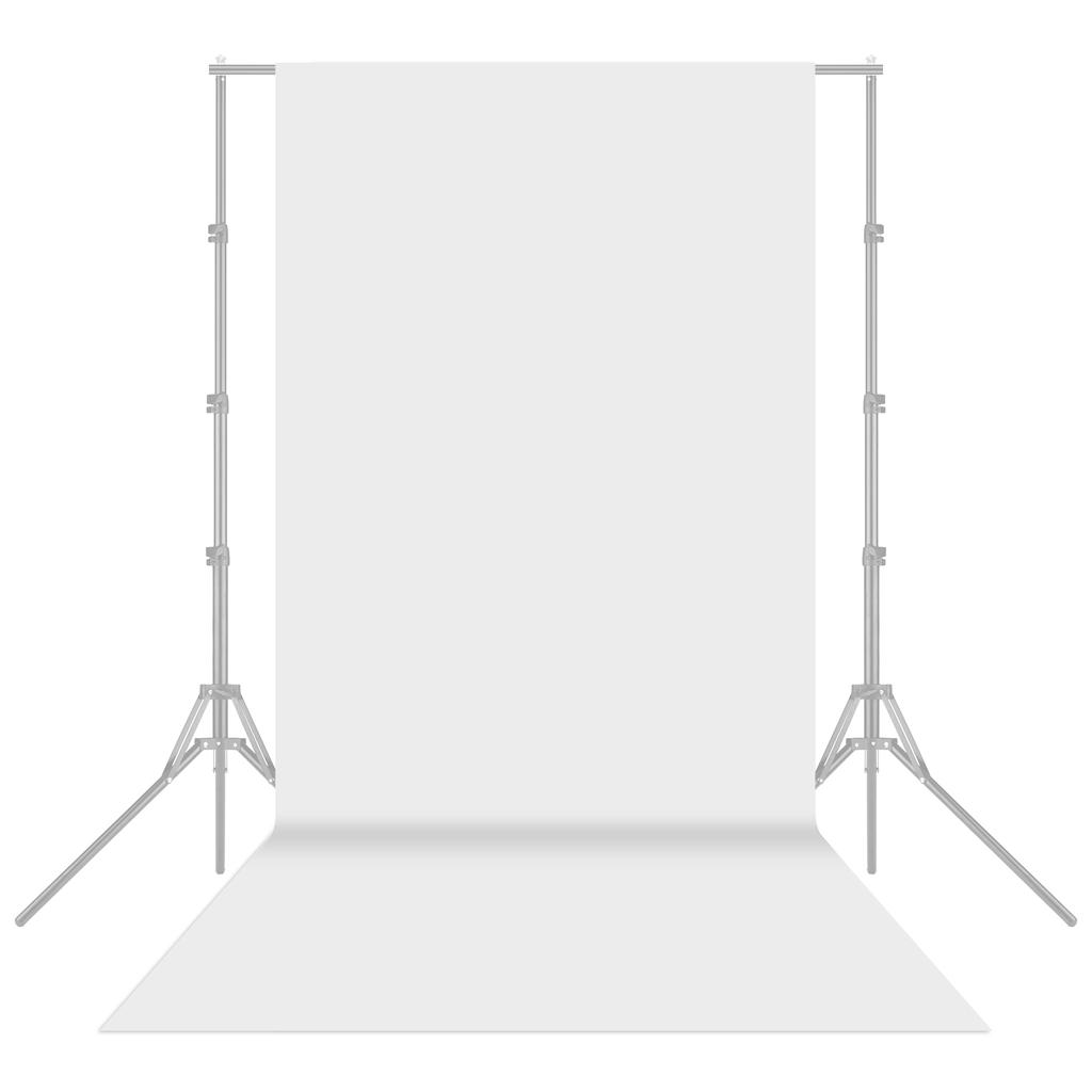 1.6x5м 5x16фт Фотостудия Нетканый Фон Задний Экран Однотонный Белый
