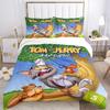 Tom Jerry Adventure Print 3Pcs Bedding Setduvet Cover With 2 Bedropillowcase Home Birthday Gift