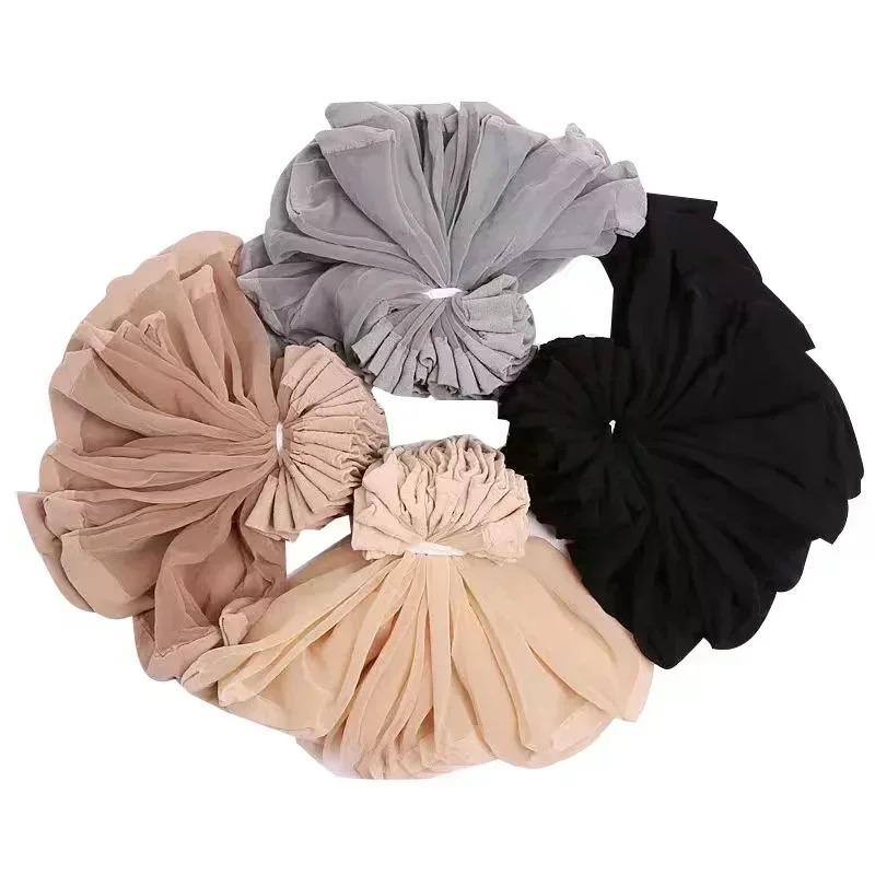 5Pairs/lot Black Skin Color Transparent Thin Women Crystal Silk Socks Nylon Fashion Ladies Female Summer Short Ankle Silk Socks