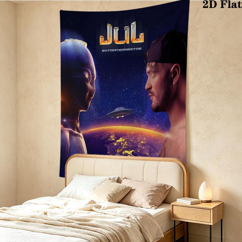 Jul C'Est Pas Des Lol Wall Tapestry Aesthetic Wall Hanging Printed Fabric Blanket Decorative Tapestries For Bedroom Living Room Home Decor