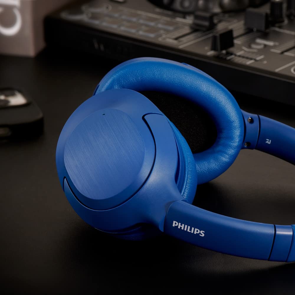 Philips Беспроводные наушники Bluetooth TAT8856 Гибридное активное шумоподавление Подключение 2 устройств одновременно Быстрая зарядка Проводное соединение Высокая