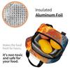 Basketball Thermal Insulation Bag Cartoon Game Sports To Print Children Boys And Girls Lightweight Portable Meal Bag