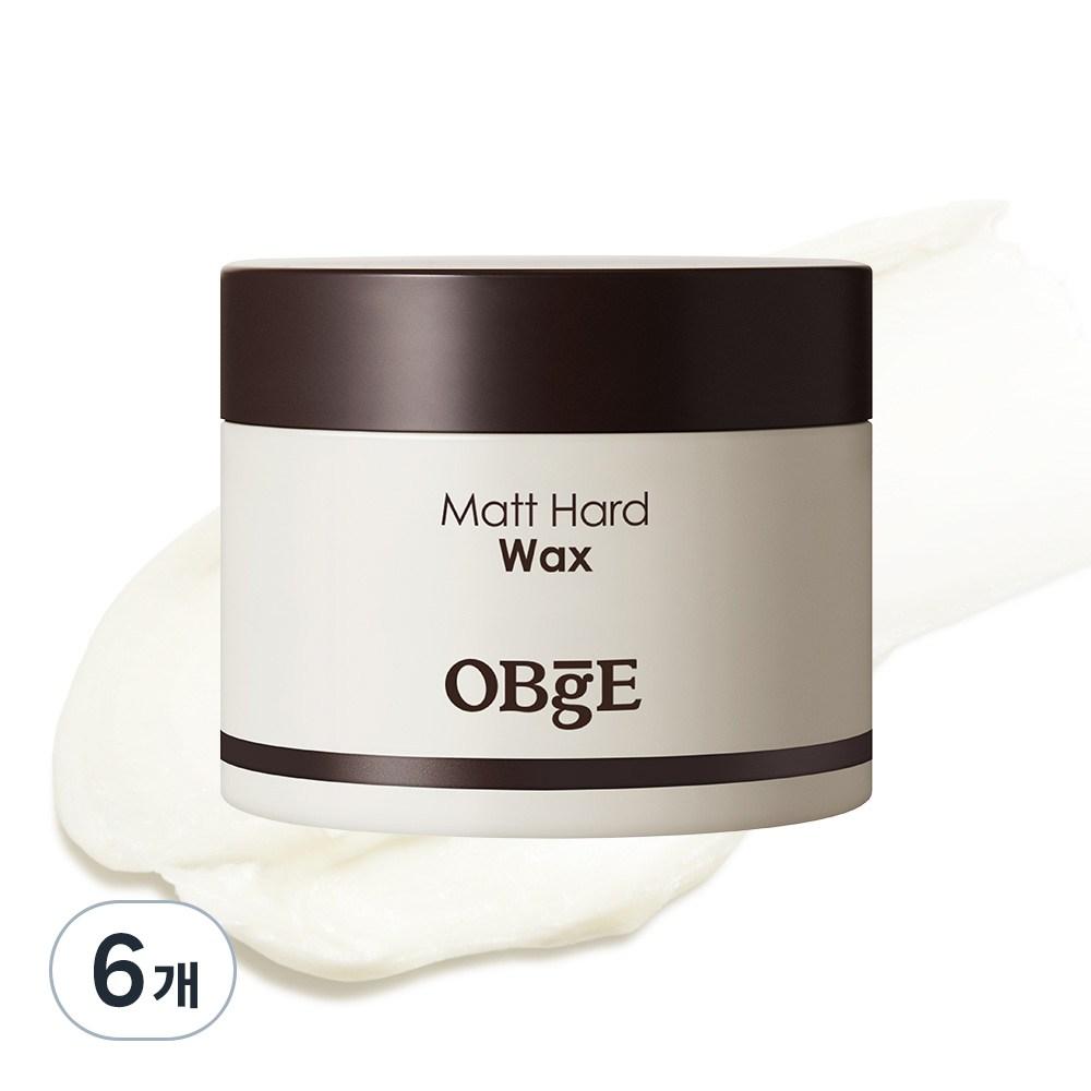 OBge Perfume Matte Hard Hair Wax 120g 6 pcs