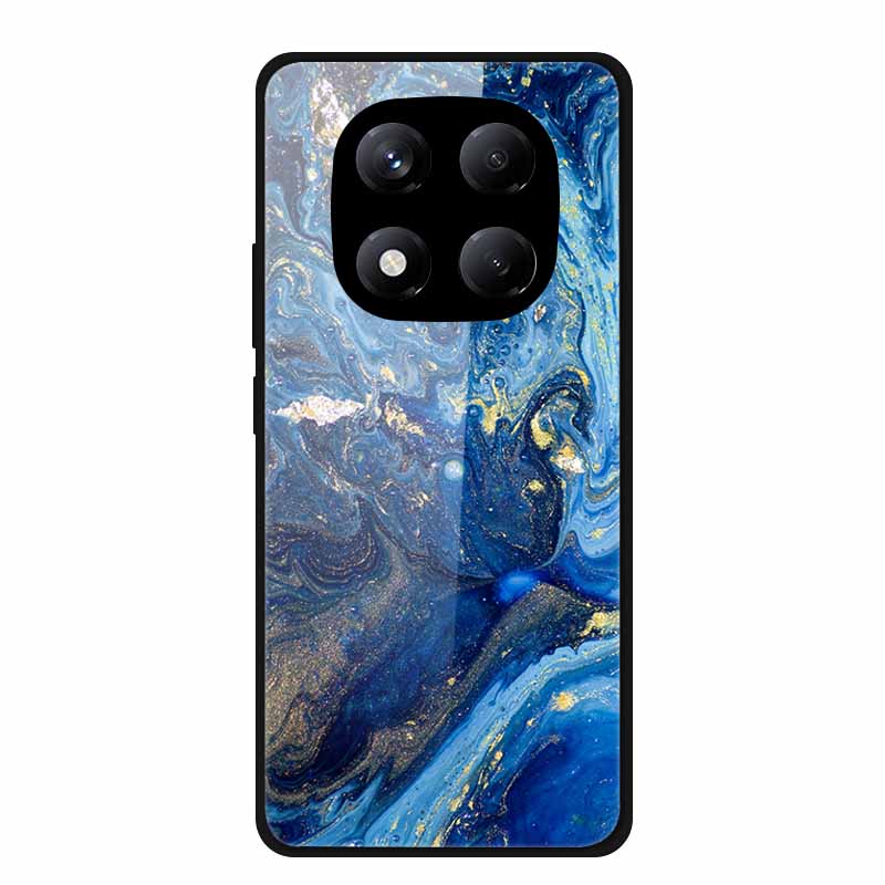Чехол для Xiaomi Poco X7 Закаленное Стекло Жесткая Задняя Крышка из Поликарбоната для Чехлов Телефона Poco X7 5G Модные Оболочки Coques для PocoX7 X 7 2025