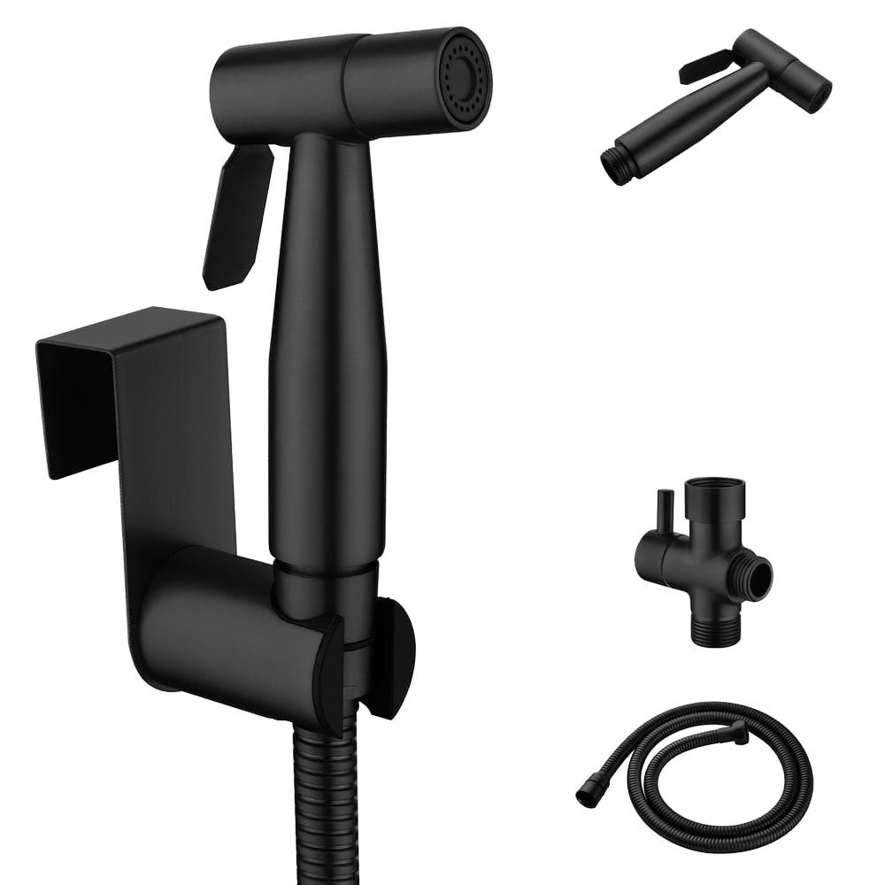 Modern Stainless Steel and ABS Handheld Bidet Set for Bathroom High Pressure Handheld Shattaf Sprayer for Muslim Toilet