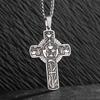 Holy Body Halo Grape Juice Cross Necklace Stainless Steel Holy Spirit Church Chain Jewelry