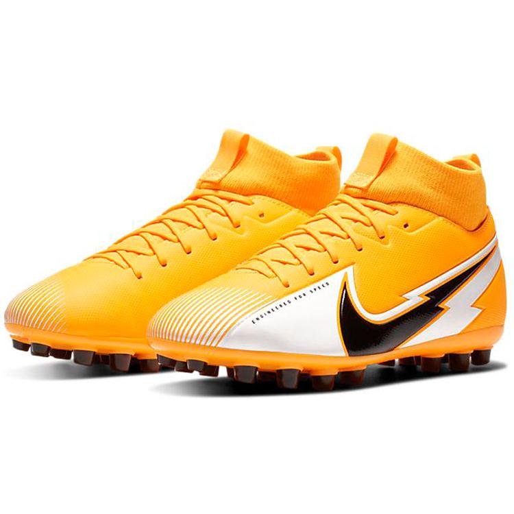 Nike Mercurial Superfly 7 Нескользящая амортизация Устойчивость к истиранию Средняя высота Детские футбольные бутсы Детские BQ5405-801