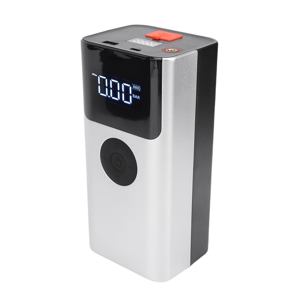 Пусковое устройство 150PSI 80W Пусковое устройство автомобильного аккумулятора Аккумуляторная батарея Накачка шин Портативный воздушный компрессор для грузовиков