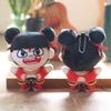 Stuffed Plush Nezha Doll Keychain Toy Backpack Decor Gift For Kids Girls Boys