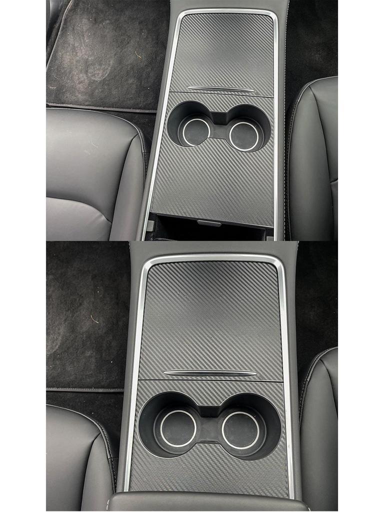 Наклейка-пленка на панель консоли Tesla Model 3/Y - Обновленный дизайн