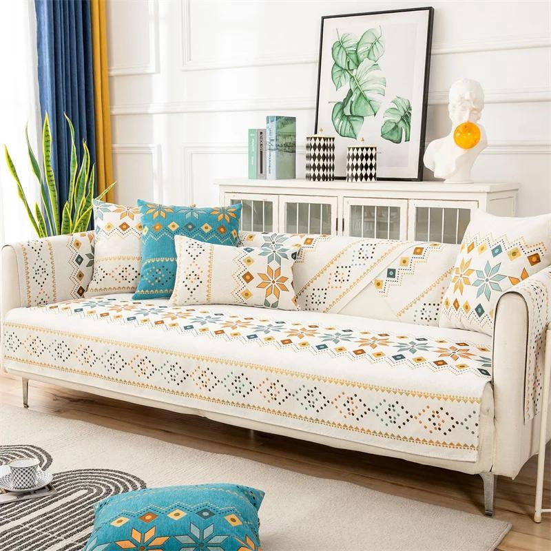 Чехол для дивана в богемном стиле, высокое качество, нескользящая подушка для дивана, диван, полотенце, утолщенные чехлы для диванов для украшения дома, гостиной