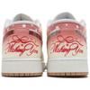 Jordan Air Jordan 1 Устойчивые к истиранию Устойчивые к истиранию Низкие Винтажные Баскетбольные Кроссовки Женские Бежево-Красные 553560-146(Team24-S-BOX)