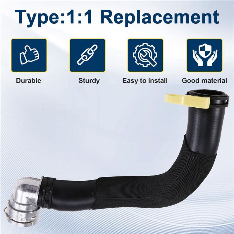 A28G-Upper Radiator Coolant Hose For Land Rover Discovery LR4 Range Rover Sport 3.0L TDV6 LR043326 LR095544