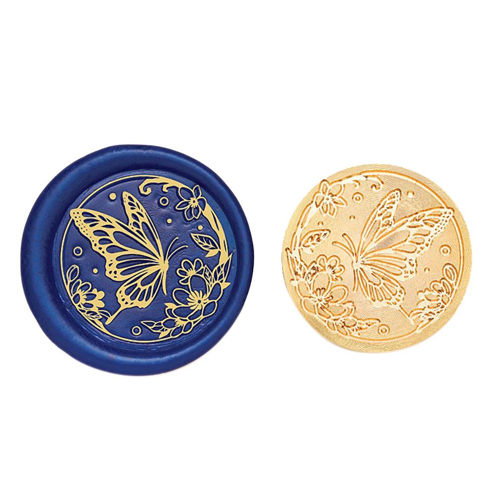 Головка уплотнения-бабочки, многофункциональная голова художественного уплотнения «сделай сам», круглая для свадебных приглашений