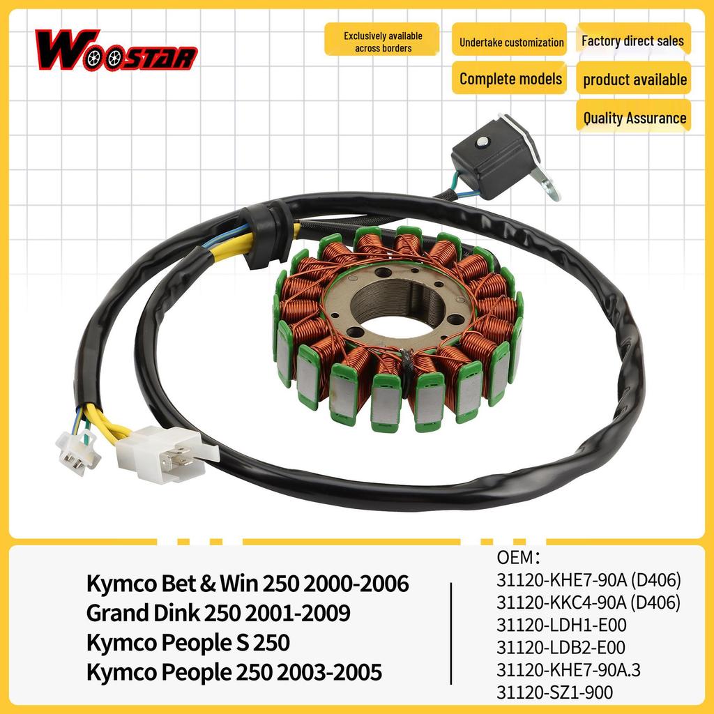 Катушка статора для Kymco People 250 (2003-2005) 31120-KHE7-90A