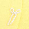 Women's Cross-Border Bow Button-Up Short Sleeve Knit Cardigan Sweater