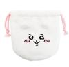 Marimocraft CHIIKAWA Face Drawstring Bag, CKW-037, W16 X H16 X D1cm