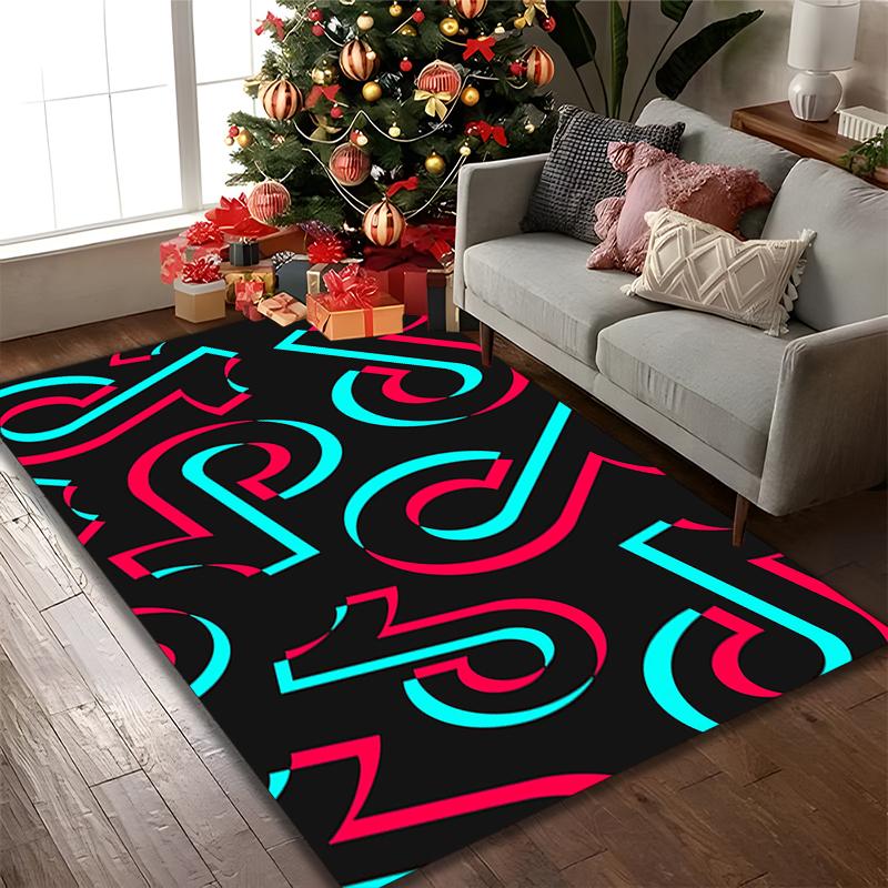 [Monster Printed Carpet] Non-slip Office Rug, Cozy Area Carprt for Living Room Use, Soft Home Sofa Chair Mat