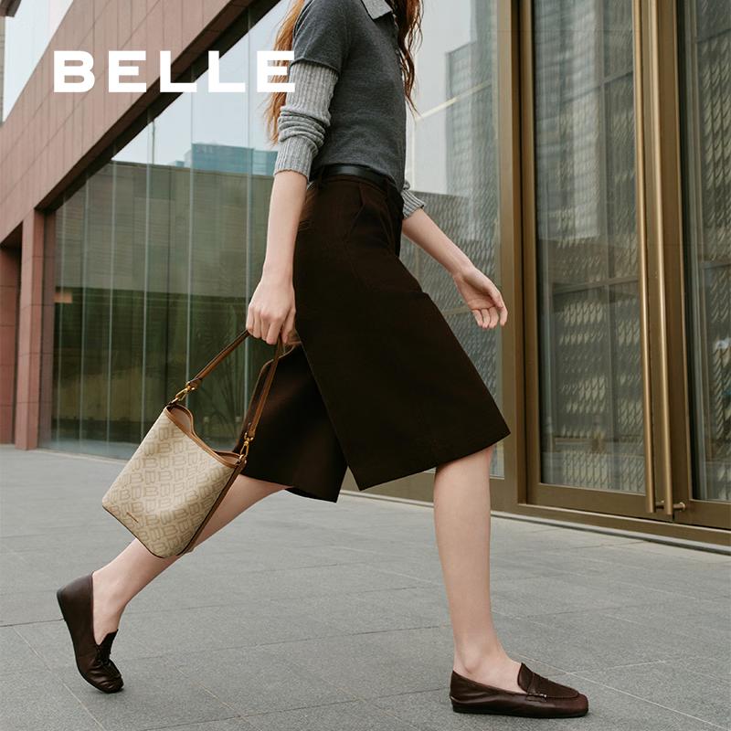 Сумка-ведро Belle Retro с монограммой, на плечо, через плечо