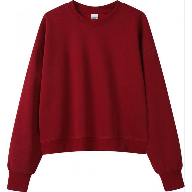 Womens Oversized Hooded Zip-Up Sweatshirt Lightweight Cotton Blend Casual Top