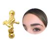 KODY PIERCING Пирсинг брови-лягушки с позолотой 18 карат и шариком - качественный пирсинг