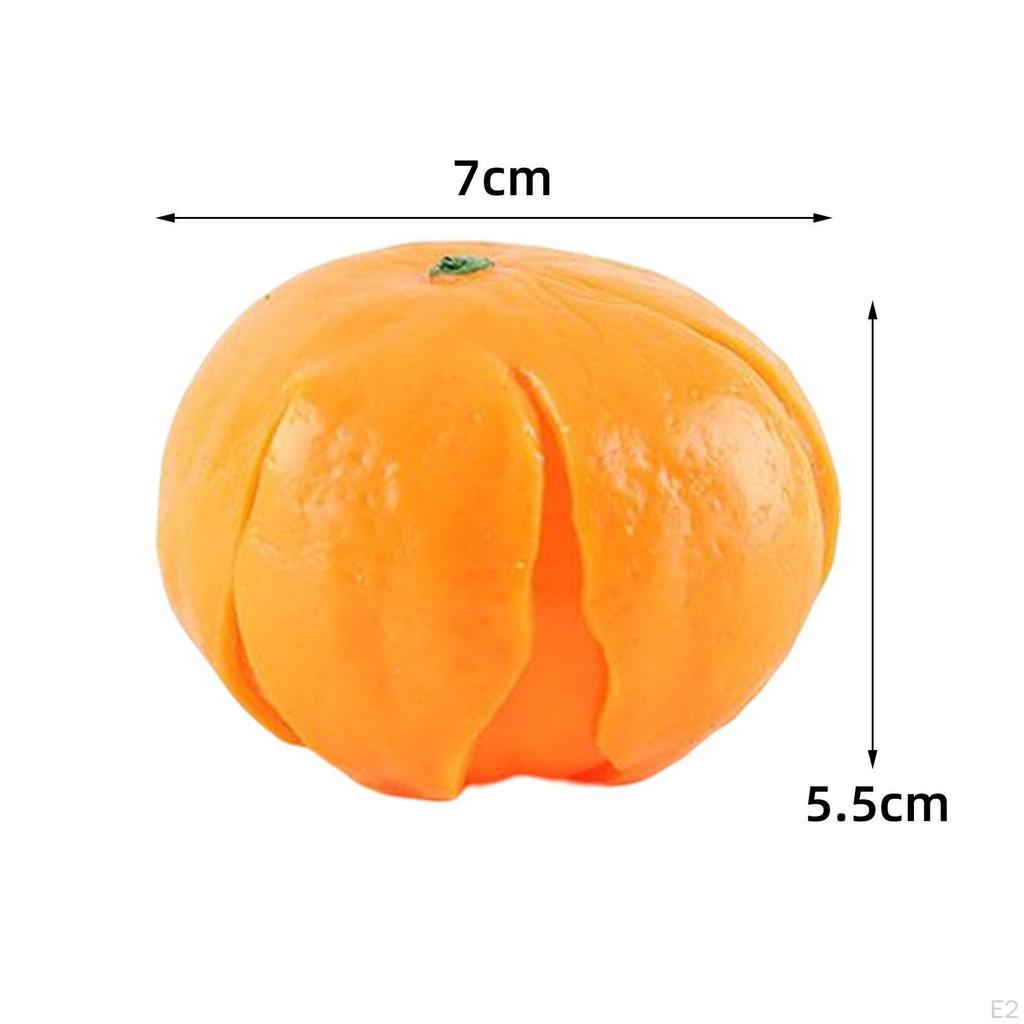 Fidget Novelty Relaxing Toy Child Tricks Props Soft Peeled Oranges Fruit Hand for