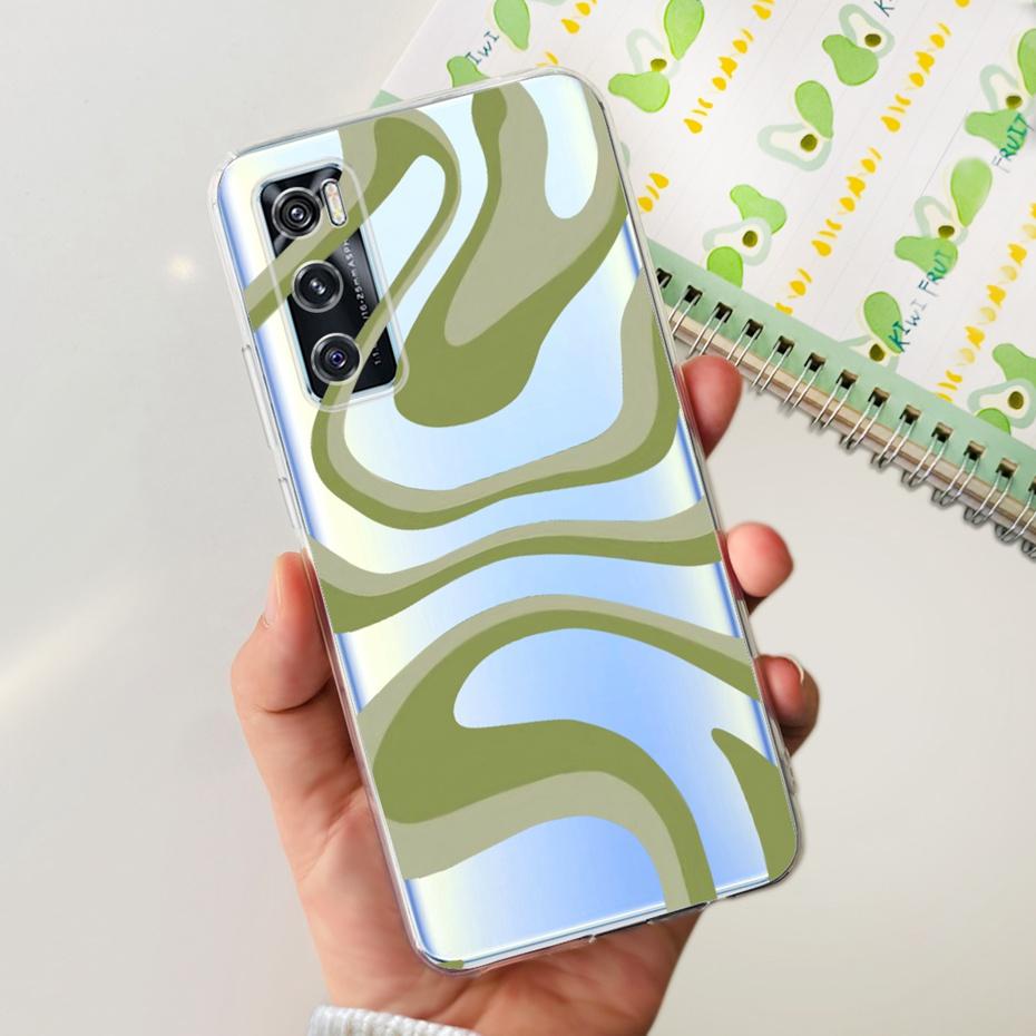 Чехол для телефона Vivo V20 SE V2022 V2023 Vivo V20 V2024 V2025 Мягкий силиконовый ТПУ Задняя крышка Для VivoV20 V 20 20SE Бампер