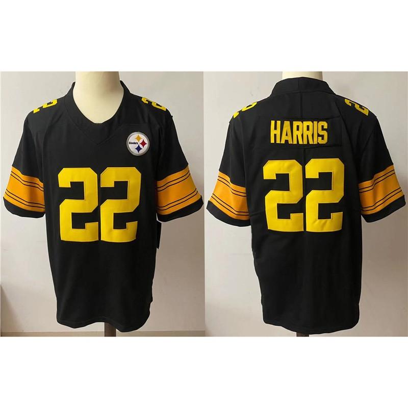 Pittsburgh Steelers NFL Football Jersey Mens Team Sport Uniform Fan Apparel Black White Yellow