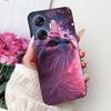 For Infinix Hot 30 5G Elegant Butterfly Cat Printed Phone Case For Infinix Hot30 5G X6832 Black Silicone Soft TPU Cases Bumpers