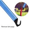 3 Colors Portable Aluminium Alloy Handle Outdoor Camping Hammer Tent Peg Stake Puller