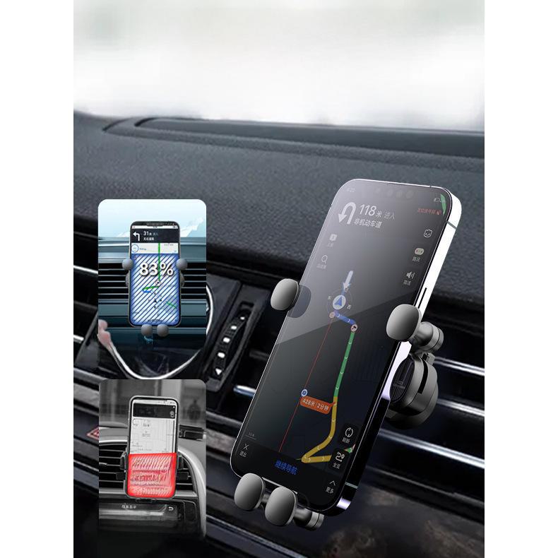 Douyin Car Gravity Telescopic Phone Holder for Air Vent Navigation