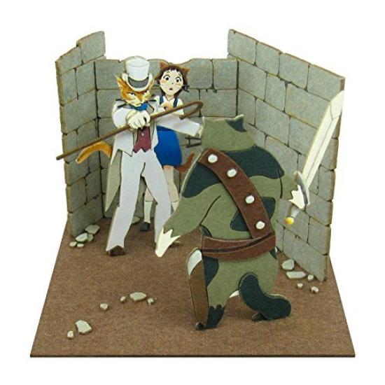 Sankei Studio Ghibli Возвращение кота Барон и кошка Хару Бумажная модель Мини Без масштаба MP07-65
