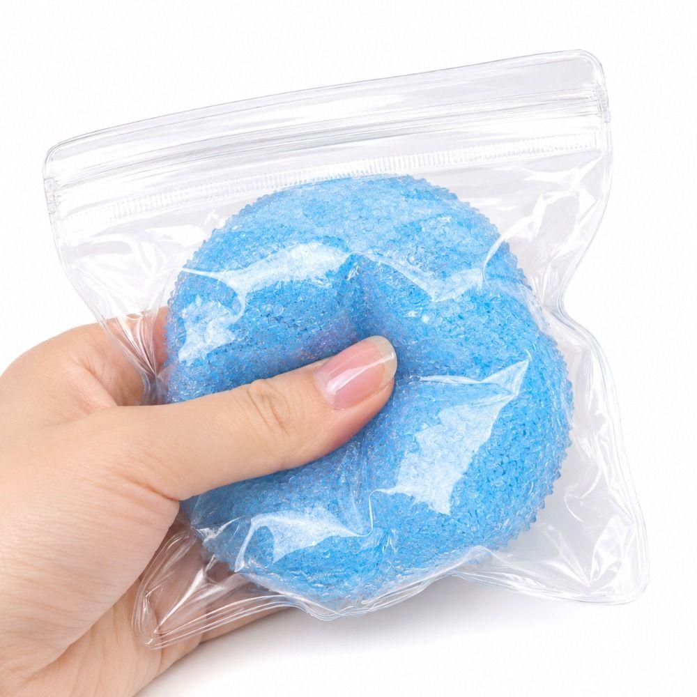 Shapeable Crispy Skin Ball Crushed Ice Cracking Squishy Toy Sensory Fidget Ball Stocking Stuffer