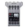 Zoom Zoom P4 Podcast Recorder Silver Live Streaming Recorder with 4 Microphone 4 Headphone 4 Track Simultaneous and Sound Pad Inputs, Outputs,