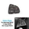 W205 W253 LHD RHD Car Multi-function Steering Wheel Switch Control Buttons Cover For Mercedes Benz C Class GLC Class