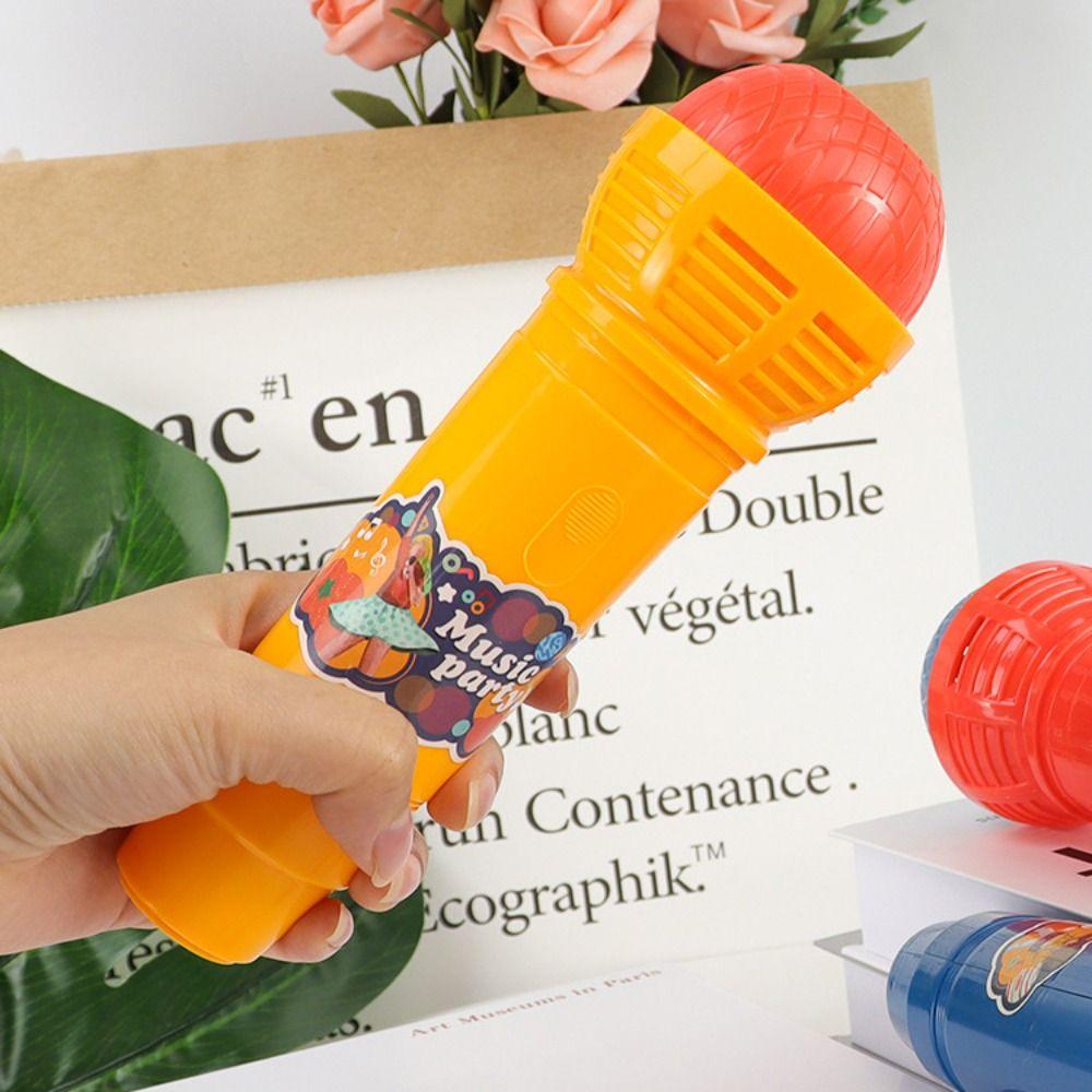 Simulated Microphone Mic Voice Changer Toy ABS Microphone Toy Echo Microphone  Early Education