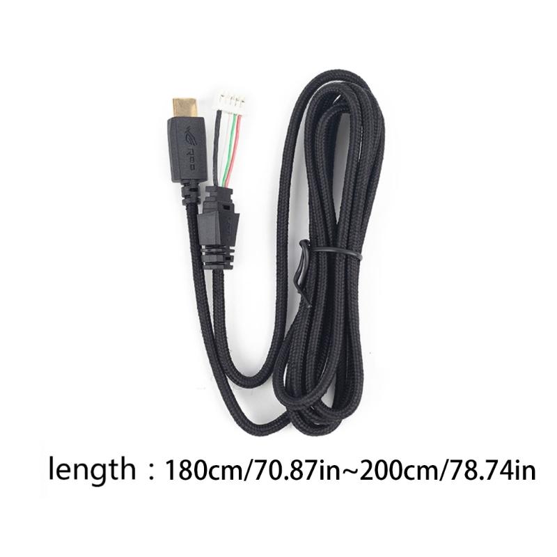 Аудиокабель для наушников для игровых наушников ROG Delta USB-C Аксессуары Черный