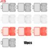 JCD 10pc For Switch 2 Portable Single Game TF Card Storage  Protective Clear Box For  Switch NS Lite Oled Holder Mini Case