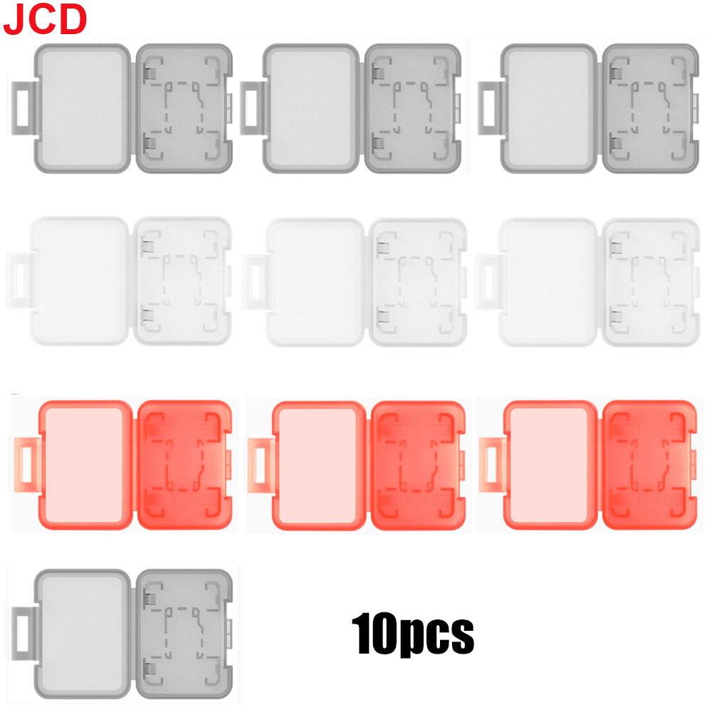 JCD 10pc For Switch 2 Portable Single Game TF Card Storage Protective Clear Box For Switch NS Lite Oled Holder Mini Case