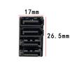 2x SATA 7-контактный адаптер-конвертер Plug and Play 90/180 градусов SATA-адаптер 2x SATA 7-контактный Male -> Female конвертер для компьютера SSD HDD