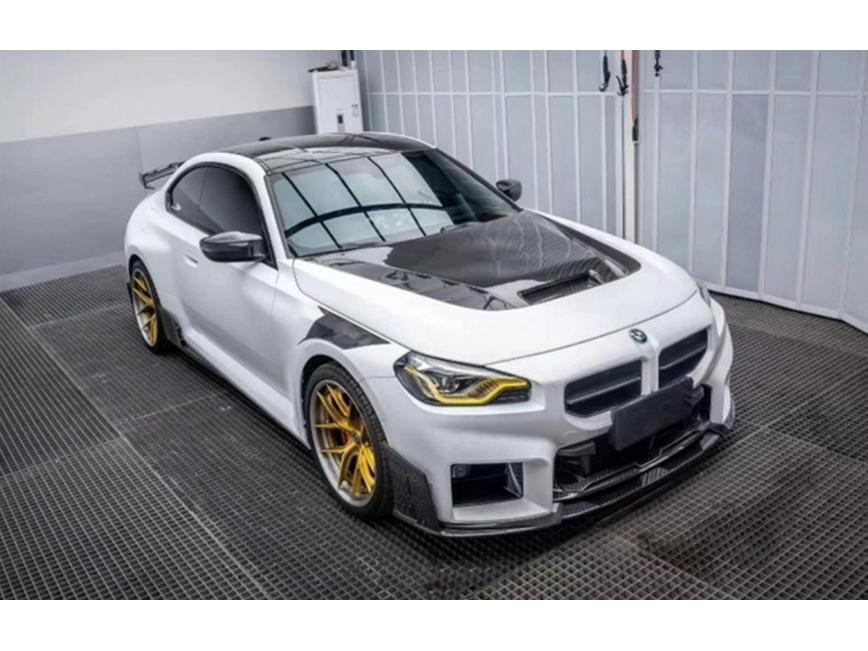 Premium Carbon Fiber Hood & Engine Cover for BMW M2 G87