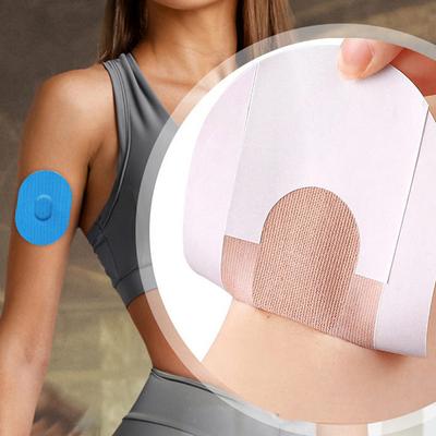 5 шт. Водонепроницаемые клейкие пластыри Чехлы для датчиков CGM Пластырь Прозрачная лента-оверпатч Предварительно нарезанная подложка