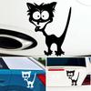 Waterproof Funny Cat Pattern Car Styling Trim Sticker Vehicle Decor Accessories