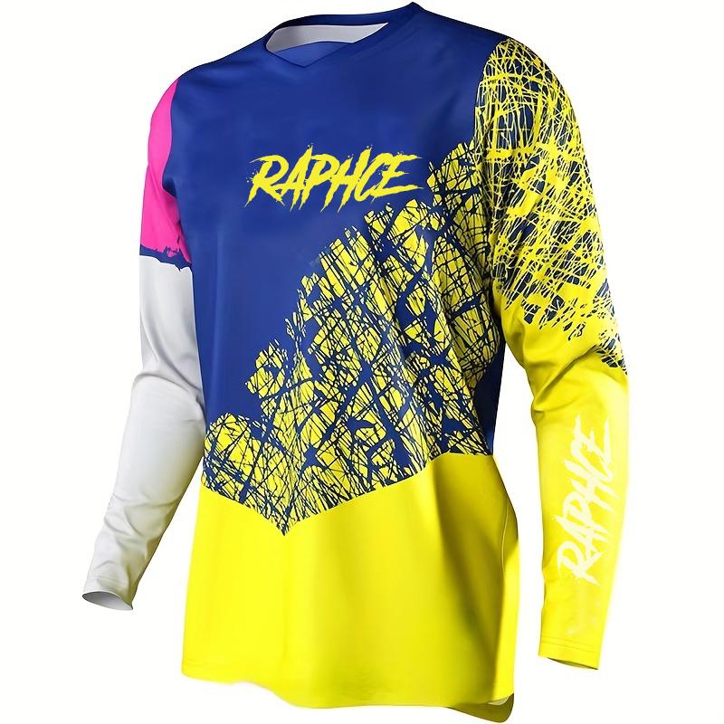 Новая летняя мужская влагоотводящая толстовка для горного велосипеда, мужская кросс-кантри мотоциклетная быстросохнущая рубашка с длинными рукавами