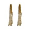 Zinc Zinc Alloy Niche Design Tassel Women Earrings Korean Style Dangle Earrings Ear Drop Stud Earrings