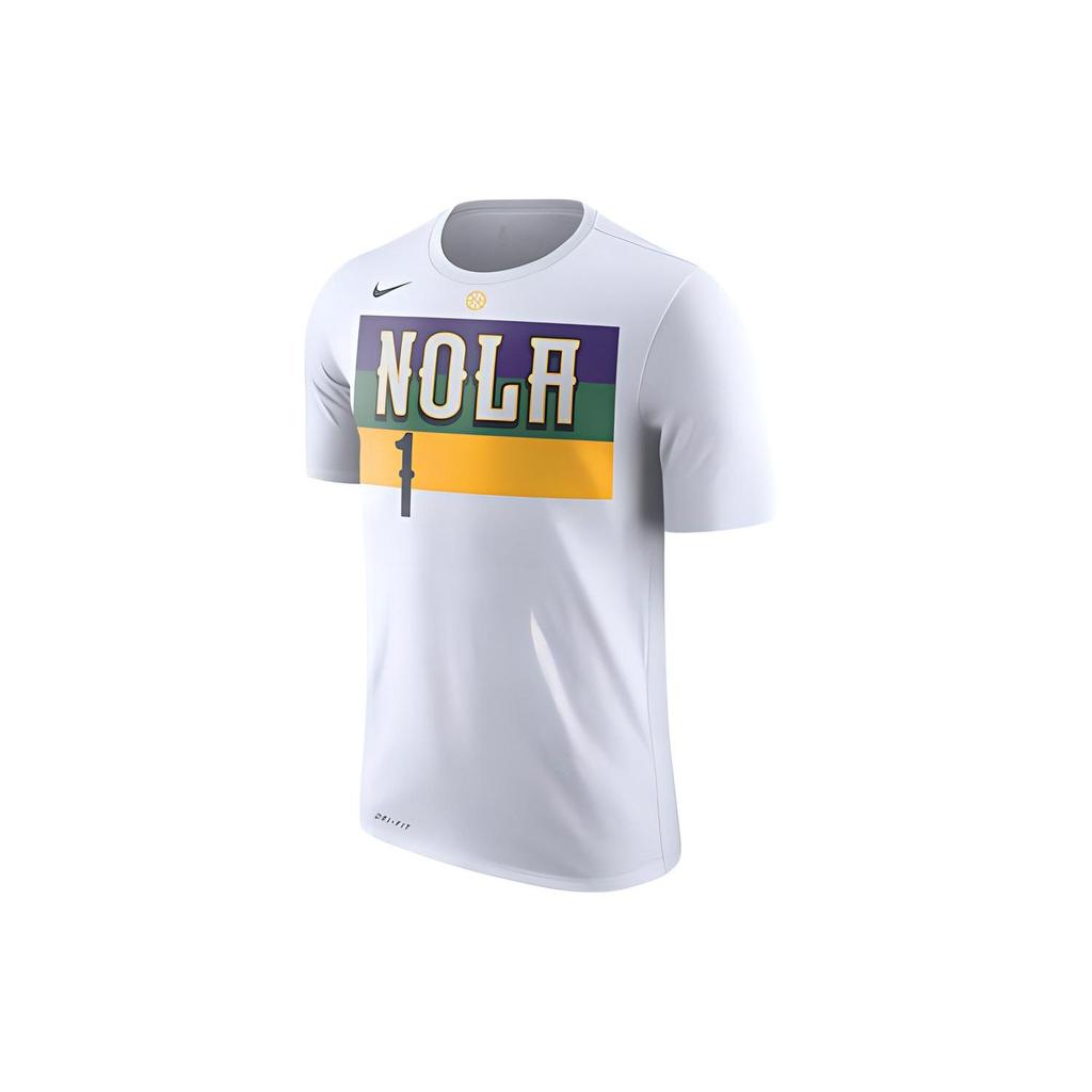 Nike Мужская футболка Dri-Fit NBA New Orleans Pelicans, белая BV8780-106